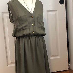 Green h&m light dress size 4